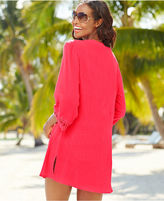 Thumbnail for your product : La Blanca Embroidered Tunic Cover Up