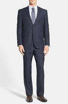 Thumbnail for your product : David Donahue 'Ryan' Classic Fit Wool Suit