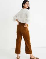 Thumbnail for your product : Madewell Slim Emmett Wide-Leg Crop Pants: Corduroy Edition