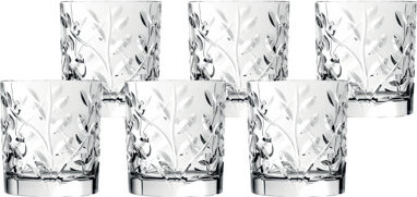 Lorren Home Trends Laurus RCR Crystal Double 10 oz. Old Fashioned Glass