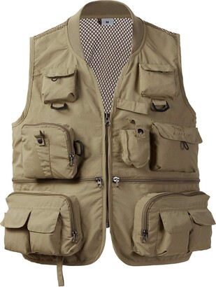 Bassdash Versatile Men's Women's Fishing Photography Vest with Mesh Back 6  Size - ShopStyle Activewear