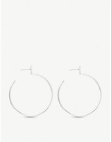 Thumbnail for your product : Kendra Scott Pepper bright silver hoop earrings