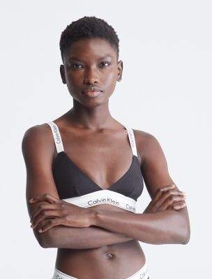 Calvin Klein Modern Cotton Crossback Unlined Bralette - ShopStyle Bras