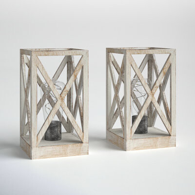 Laurel Foundry Modern Farmhouse Savanah 8.94" Table Lamp Set