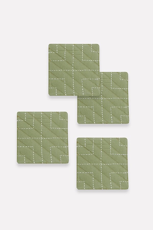 Anchal Fabric Coaster Set