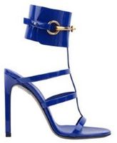 Thumbnail for your product : Gucci Patent Cage Sandal