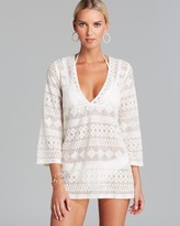 Thumbnail for your product : J Valdi Vintage Lace Swim Cover Up Tunic