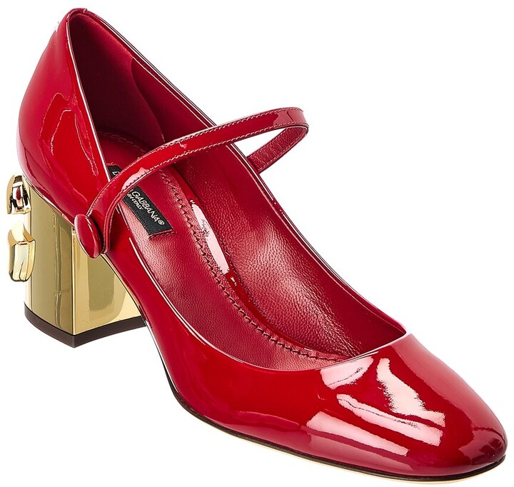 70 mm RED PATENT MARY JANE DOLLS SHOE WITH BOW DETAIL Code 9015-04 Red 