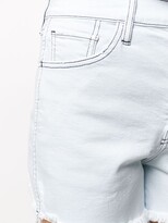 Thumbnail for your product : 3x1 Frayed-Hem Denim Shorts