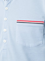 Thumbnail for your product : Thom Browne striped trim polo shirt