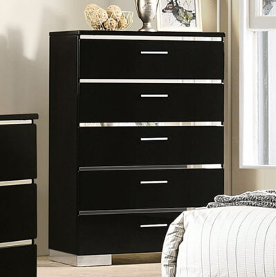 Orren Ellis Glendolyn 5 Drawer Chest