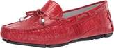 Thumbnail for your product : Massimo Matteo Croco Tie Driver (Scarlet) Women's Flat Shoes