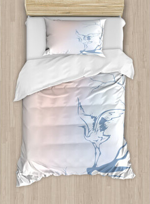 Ambesonne Asian Duvet Cover Set