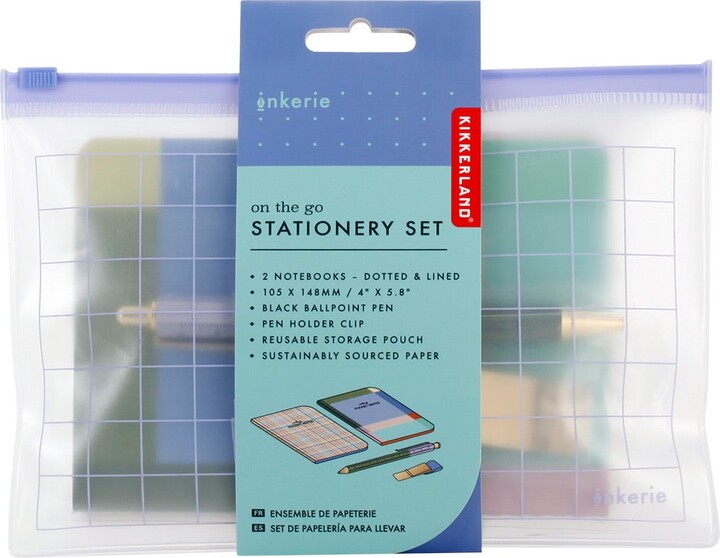 Container Store KIKKERLAND Inkerie On The Go Stationary Set