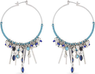 Rebecca Minkoff Gemma charm hoop earrings