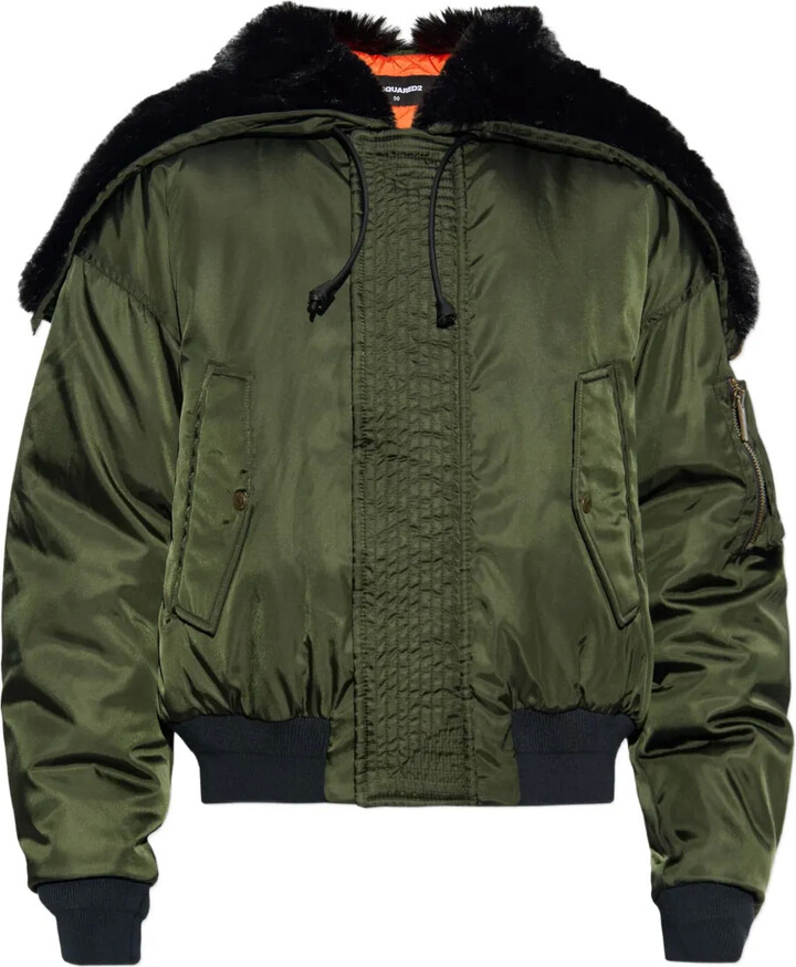 DSQUARED2 Ribbed-Cuff Jacket