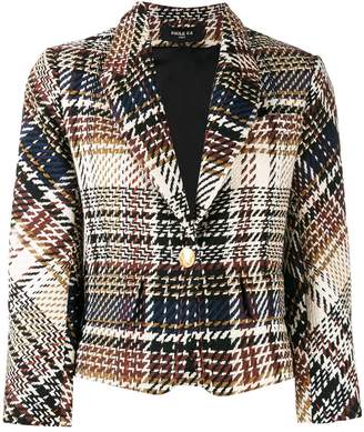 Paule Ka patterned fitted jacket