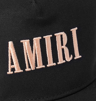 Amiri Logo-Embroidered Cotton-Canvas And Mesh Baseball Cap