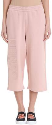 Kenzo Pink Cropped Logo Trousers