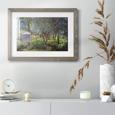 Vault W Artwork In Monets Garden, Giverny by Monet - Single Picture Frame Print
