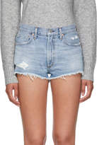Thumbnail for your product : Citizens of Humanity Blue Danielle Cut-Off Shorts