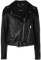 Diesel biker leather jacket 