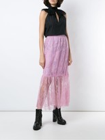 Thumbnail for your product : Reinaldo Lourenço Lace Maxi Skirt