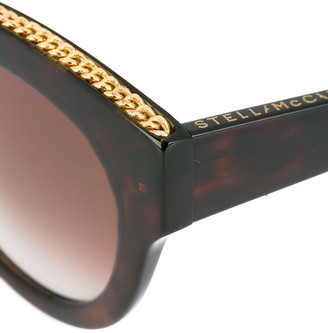 Stella Mccartney Eyewear 'Havana Oversized' sunglasses