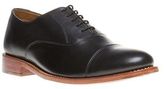 Thumbnail for your product : Hardy Amies New Mens Black Toe Cap Formal Leather Shoes Lace Up