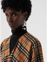 Thumbnail for your product : Burberry Vintage Check Cashmere Wool Poncho