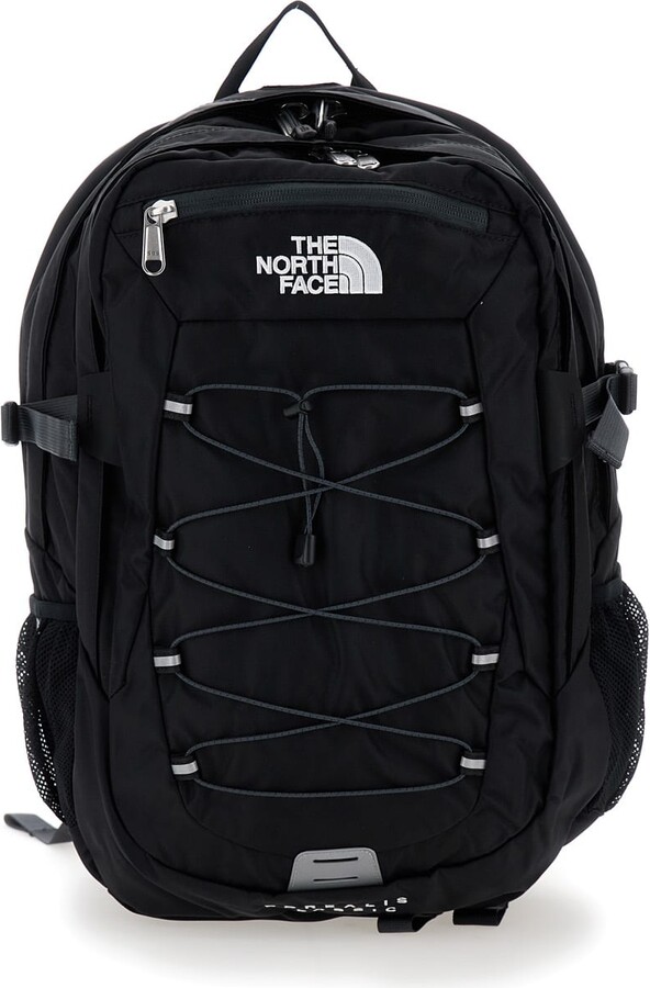 The North Face 'borealis Classic' Black Backpack With Contrasting Logo Print In Nylon Man