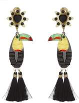 Thumbnail for your product : Mercedes Salazar Toucan Clip On Earrings