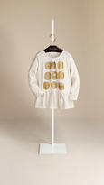 Thumbnail for your product : Burberry Baby Knight Cotton Top