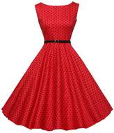 Thumbnail for your product : GRACE KARIN Womens Solid Color Retro Ball Gown Prom Dresses(S,Floral 54)