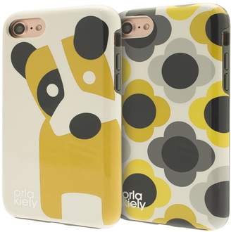 Orla Kiely Two-Part Hardshell Duo Phone Case Pack For IPhone 7 - Ditsy Dog & Giant Flower Spot Design