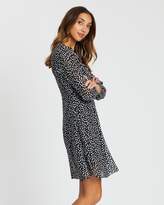 Thumbnail for your product : Wallis Ditsy Spot Button Dress