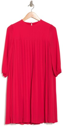 Nanette Lepore Solid New Pleated Dress