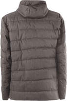 Thumbnail for your product : Herno Brown Wool Blend Hooded Down Jacket