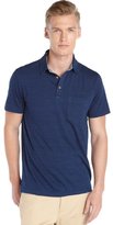 Thumbnail for your product : Tailor Vintage dark blue cotton short sleeve polo shirt