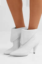 Thumbnail for your product : Givenchy Fold-over Leather Ankle Boots - White