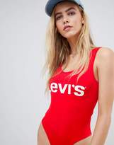 Thumbnail for your product : Levi's Levis Logo Bodysuit In Red