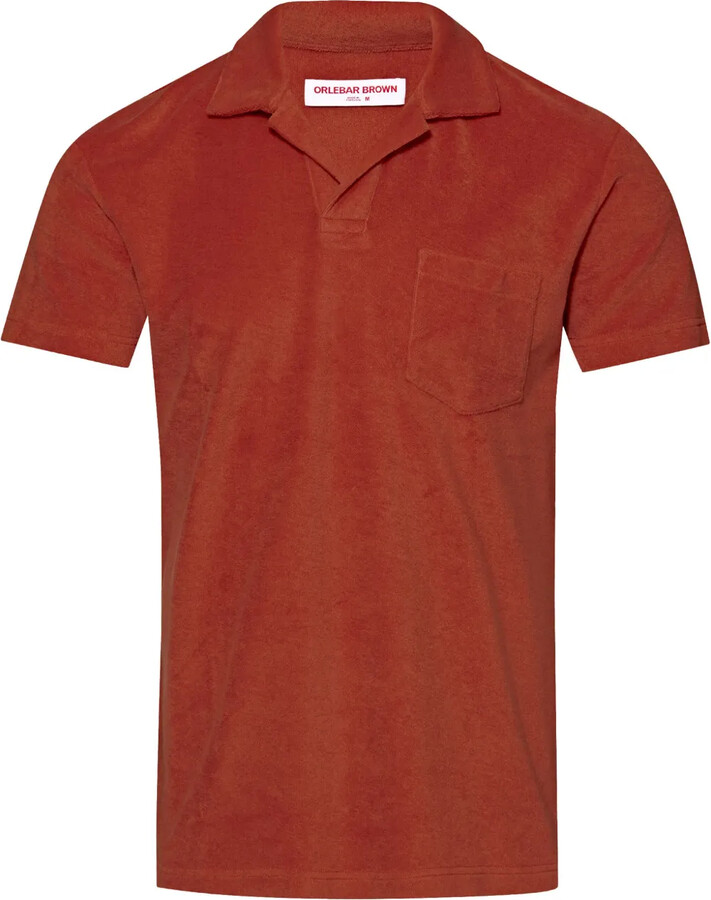 Orlebar Brown Terry-Cloth Polo Shirt