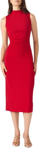 Women's Steve Madden Mo Midi Dress Large Haute Red