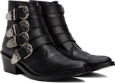 Thumbnail for your product : Toga Pulla Black Cowboy Boots
