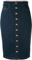 Diesel - buttoned denim skirt - women - coton/Polyester/Spandex/Elasthanne - 30