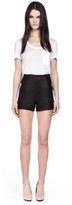 Thumbnail for your product : Mackage Roma Black Leather Shorts
