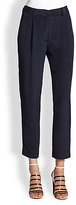 Thumbnail for your product : 3.1 Phillip Lim Silk Cropped Straight-Leg Pants