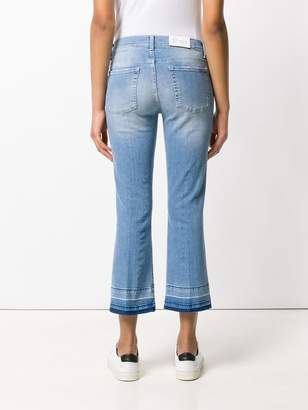 7 For All Mankind flared cropped jeans