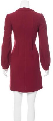 Jill Stuart Pleat-Accented Wool Dress w/ Tags