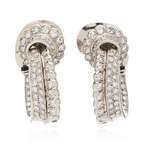 Thumbnail for your product : Vintage Rene Boivin Diamond Earrings